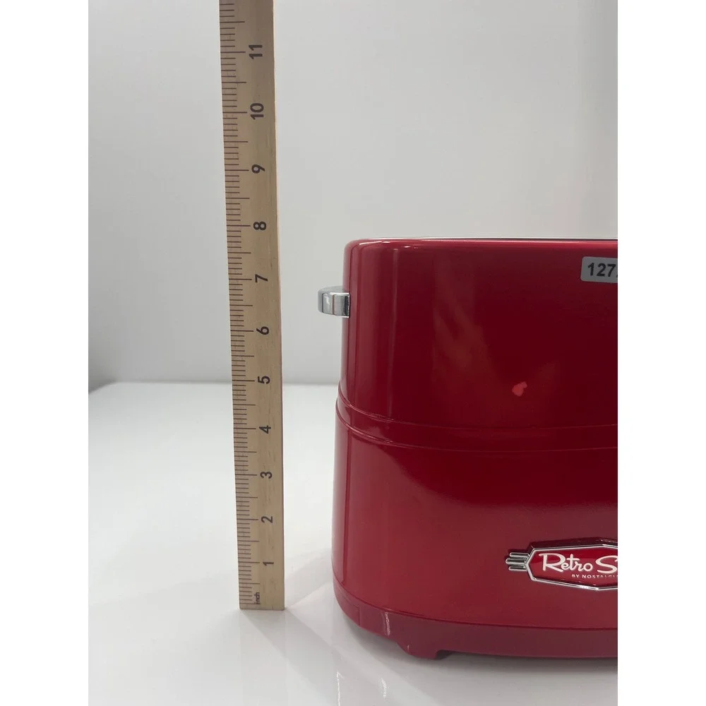 Nostalgia Retro Series Pop-Up Hot Dog Toaster Red HDT600RETRORED 2 Slot